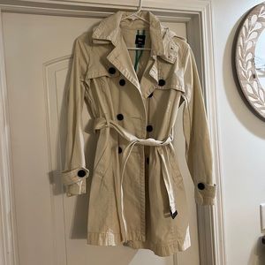 GAP button up long pea coat